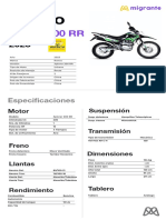 Ficha T Cnica Ronco Xplorer 200 RR Migrante