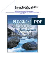 Physical Geology Earth Revealed 9th Edition Carlson Test Bank