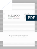 Programa Integral de Prevencion y Control de Cancer en Mexico