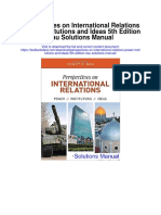 Perspectives On International Relations Power Institutions and Ideas 5th Edition Nau Solutions Manual
