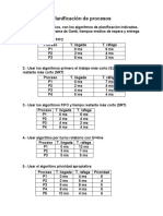 Ejercicios Algoritmos de Planificación v2