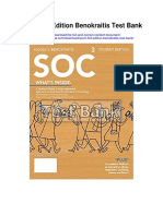 Soc3 3rd Edition Benokraitis Test Bank