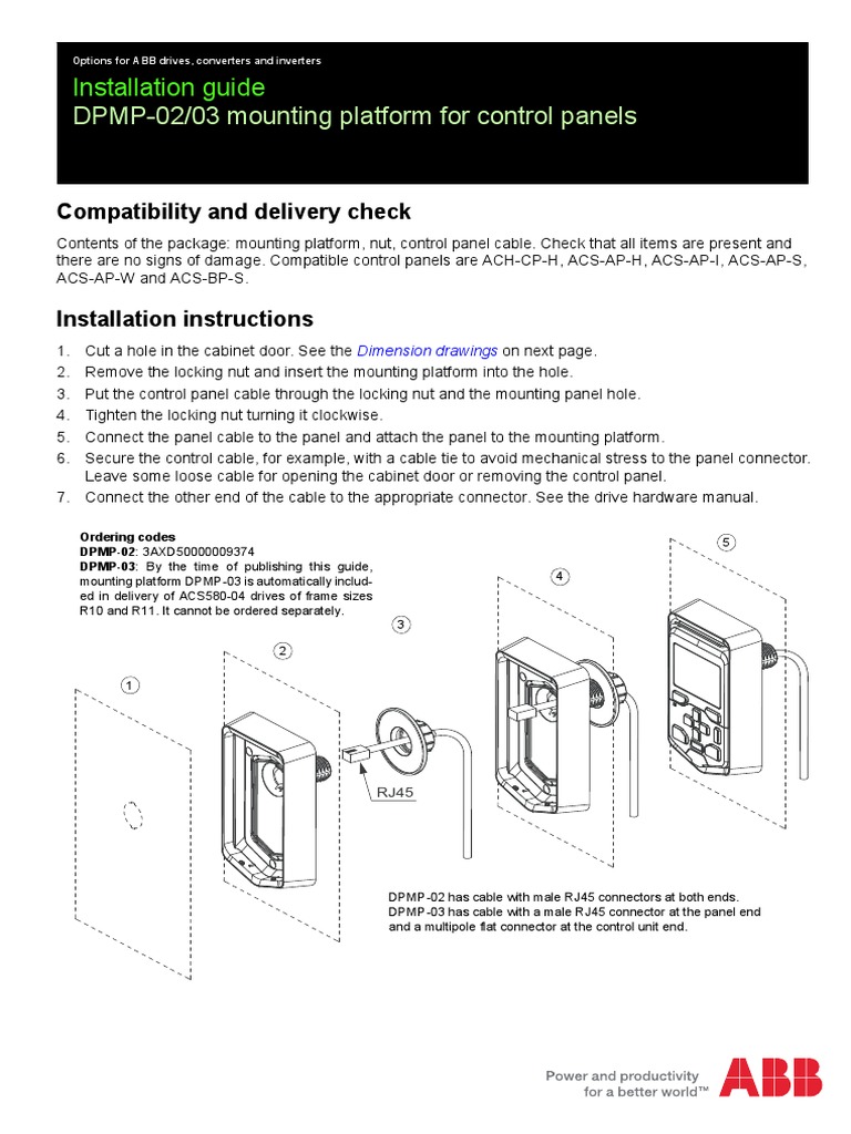 DPMP-02/03 Installation Guide | PDF | Electrical Components | Electronics