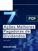 Ago23 Lista 7 Acoes Dividendos