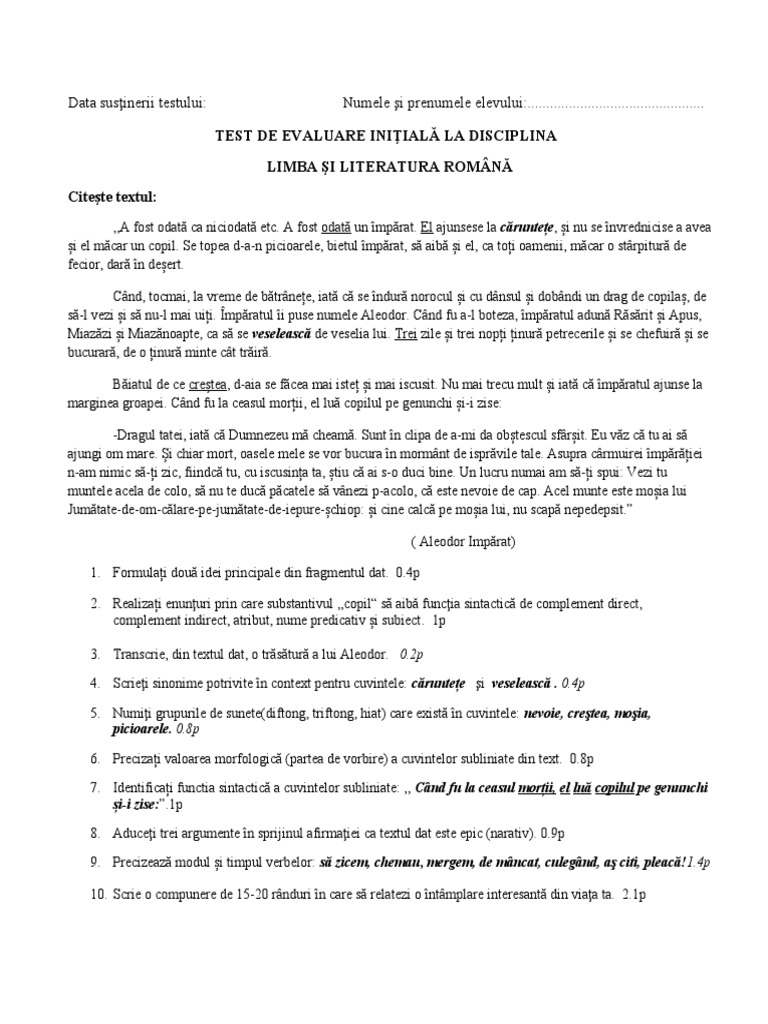 Test Initial CL A 7a | PDF