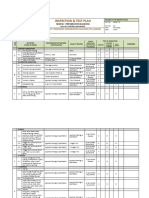 Inspection& Test Plan