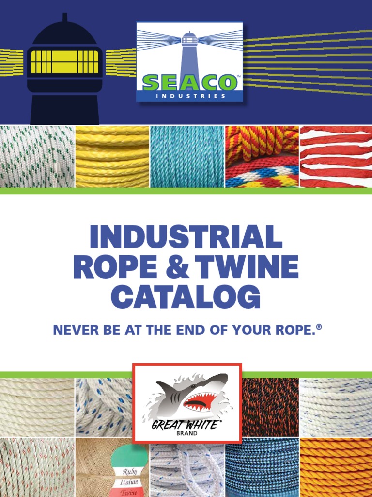 Seaco - Industrial Rope & Twine Catalog - 2023, PDF, Rope