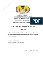 Wheat Leaf Disease Detection and Classification Using Transfer Learning Approach