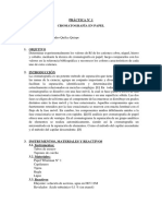 Informe 1 - Cromatografia en Papel