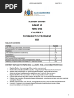 BSTD Grade 10 Week 5 Market Environment | PDF | Supply Chain | Customer
