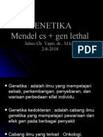 Genetika Mendel Cs + Gen Lethal