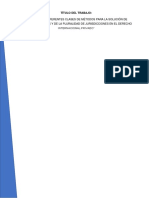 Trabajo de Investigacion Derecho Internacional Privado