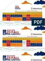 Pre Arrival Calendar For Website