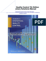 Statistical Quality Control 7th Edition Montgomery Solutions Manual