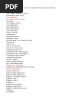 Daftar Games, Software, Dkk. | PDF | Harry Potter | Video Games