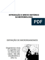 Introdução A Breve Histórico Da Microbiologia (Apresentação) Autor Universidade Federal de São Carlos