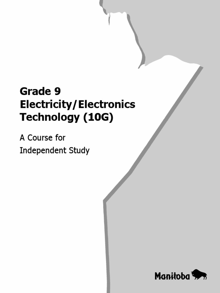 Grade 9 Electricity - Electronics Technology (10G) A Course For ...