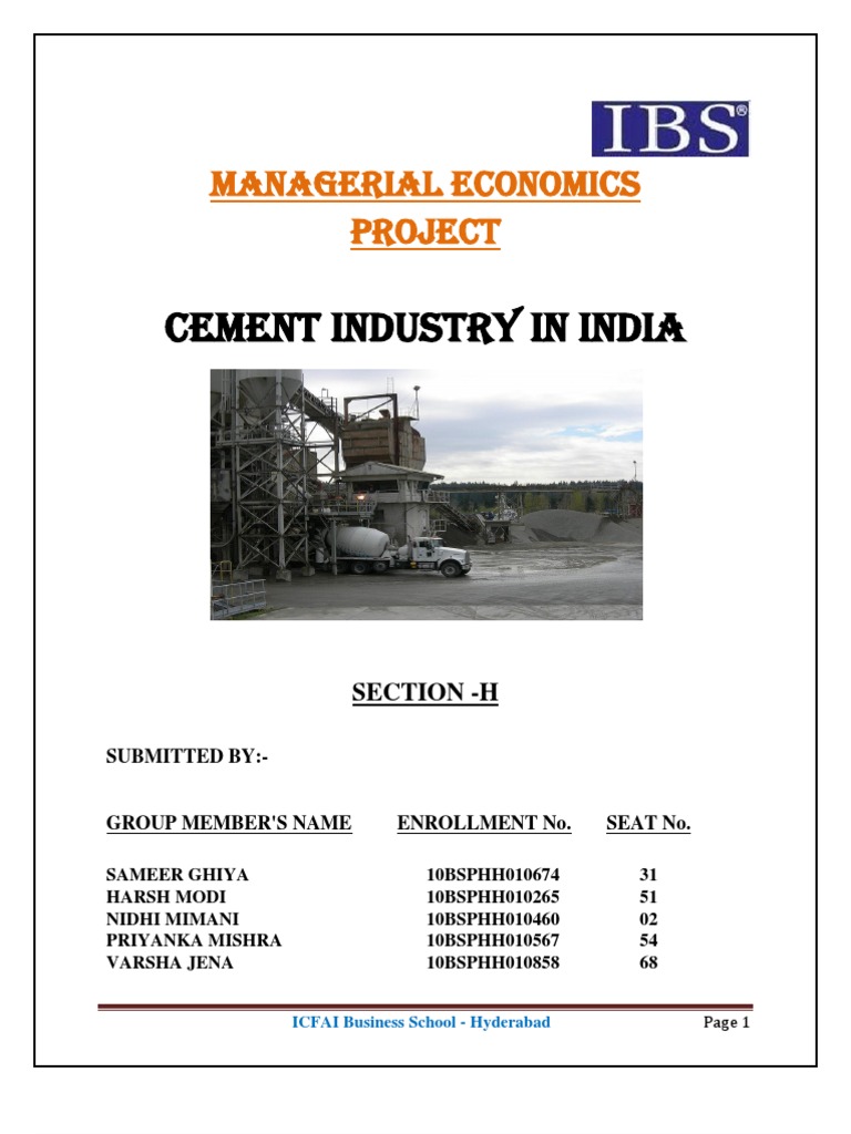 CEMENT INDUSTRY NEWS ANALYSIS intelligence overview