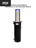 Hydraulic Bollard Use and Installation Manual