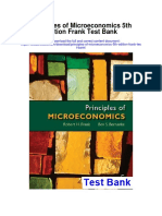Principles of Microeconomics 5th Edition Frank Test Bank