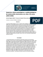 Aspectos Clínico-Patológicos e Epidemiológicos Da Endocardite Bacteriana em Cães: 28 Casos (2003-2008)