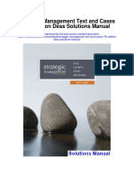 Strategic Management Text and Cases 7th Edition Dess Solutions Manual