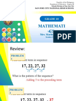 Grade 10: Mathemati CS