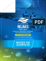 Bases de Auspicio - RELAVES2023