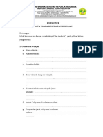 Kuesioner Data Usaha Kesehatan Sekolah