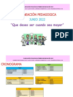 Planeación Pedagogica