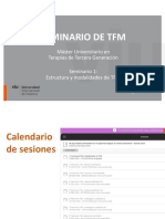 Seminario TFM 1 - MT3G Modalidades de TFM
