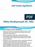 Model Model Usaha Agribisnis