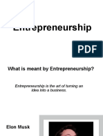 Module 1 Entrepreneurship