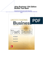 Understanding Business 12th Edition Nickels Test Bank