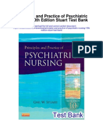 Principles and Practice of Psychiatric Nursing 10th Edition Stuart Test Bank