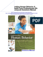 Understanding Human Behavior A Guide For Health Care Professionals 9th Edition Honeycutt Solutions Manual