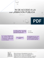 Acción de Acceso A La Información Pública