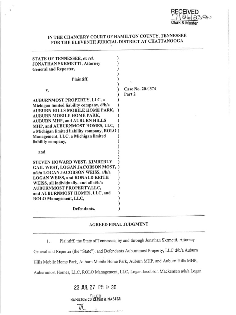 Settlement PDF