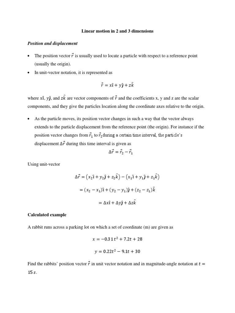 Motion in 2 Dimensions | PDF | Acceleration | Velocity