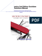 Microeconomics 2nd Edition Goolsbee Solutions Manual