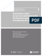 Guía Básica Sobre La Correcta Administración de Fármacos para Estudiantes de Enfermería