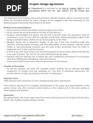 Graphic Design Contract