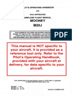 Mooney: Pilot'S Operating Handbook