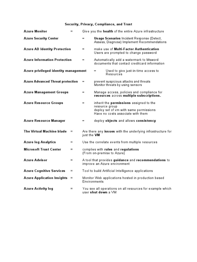 03 Security, Privacy, Compliance, and Trust | PDF | Microsoft Azure ...