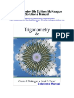 Trigonometry 8th Edition Mckeague Solutions Manual