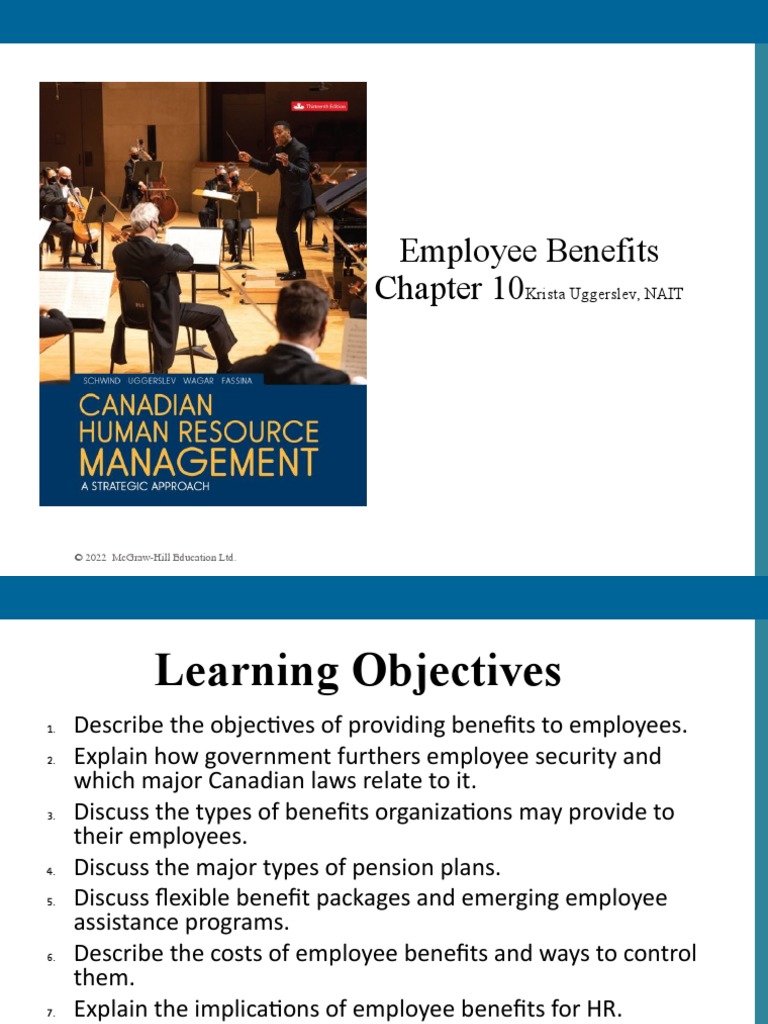 Chapter 10 Employee Benefits PDF Employee Benefits Pension