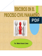 Los Terceros en El Proceso Civil Panameño PDF