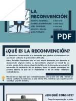 La Reconvención