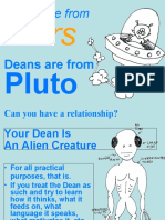 Chairs Are From Mars Deans Are From Pluto - Can You Have A Relationship?