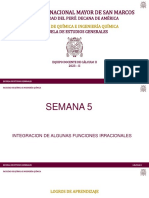 Semana 5. Integración de Algunas Funciones Irracionales